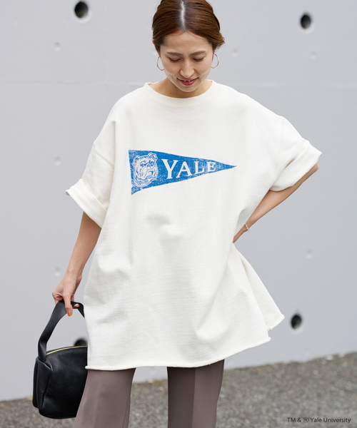 FRAMeWORK（フレームワーク） 「YALE」スウェットカットソー FREE