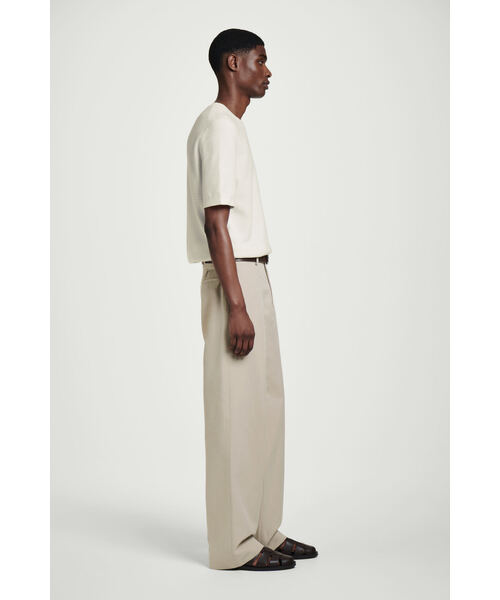 「COS」 半袖Tシャツ S オフホワイト メンズ_画像3