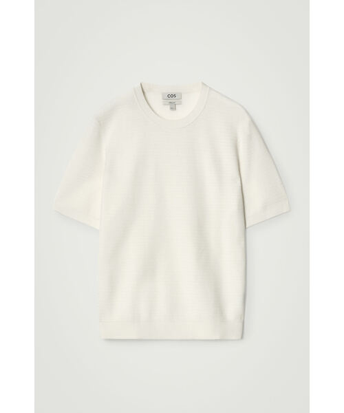 「COS」 半袖Tシャツ S オフホワイト メンズ_画像7