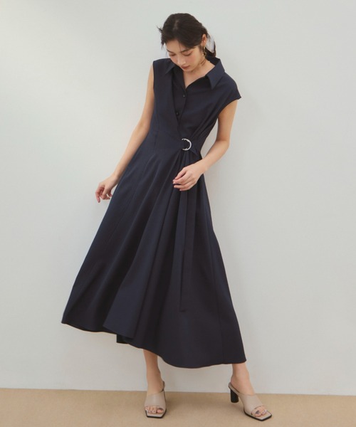 FRAY I.D（フレイ・アイディー） ノースリーブワンピース 0 ベージュ