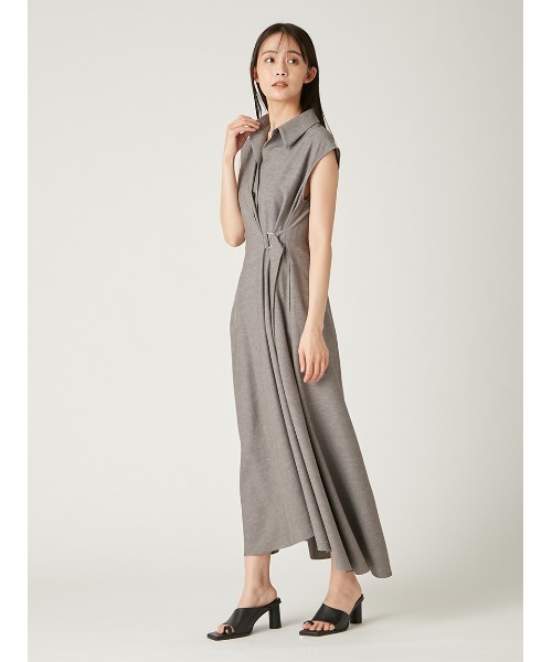 FRAY I.D（フレイ・アイディー） ノースリーブワンピース 0 ベージュ