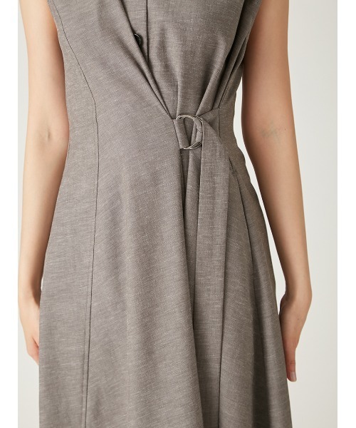 FRAY I.D（フレイ・アイディー） ノースリーブワンピース 0 ベージュ