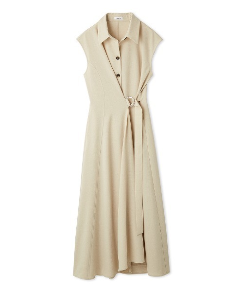 FRAY I.D（フレイ・アイディー） ノースリーブワンピース 0 ベージュ