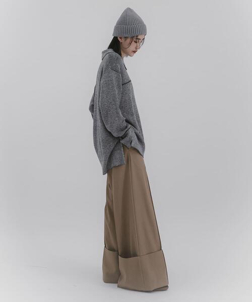 SENSE OF PLACE by URBAN RESEARCH ニット セーター ルーズフカVネック