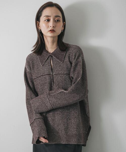 SENSE OF PLACE by URBAN RESEARCH ニット セーター ルーズフカVネック