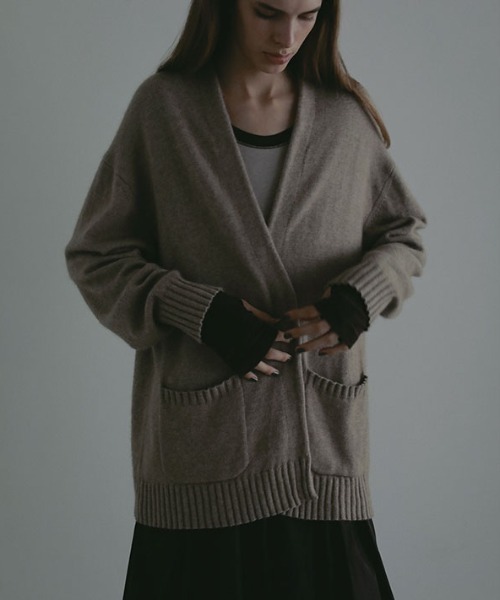 ETRE TOKYO（エトレトウキョウ） カーディガン プレーンステッチV