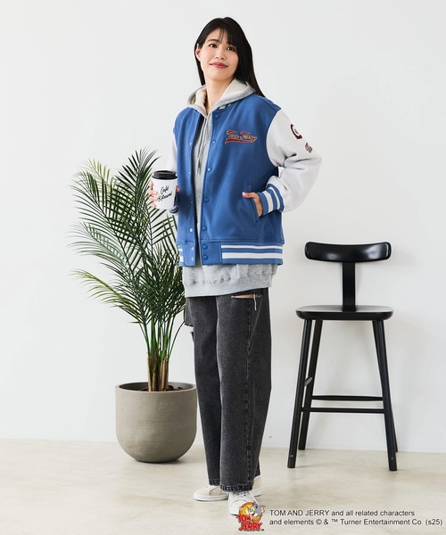 ボンディングスタジャン スタジャン 「TOM＆JERRY/トムとジェリー」フリースボンディング