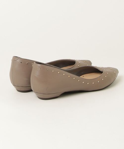 「卑弥呼」 フラットパンプス 22.5cm グレー レディース_画像2