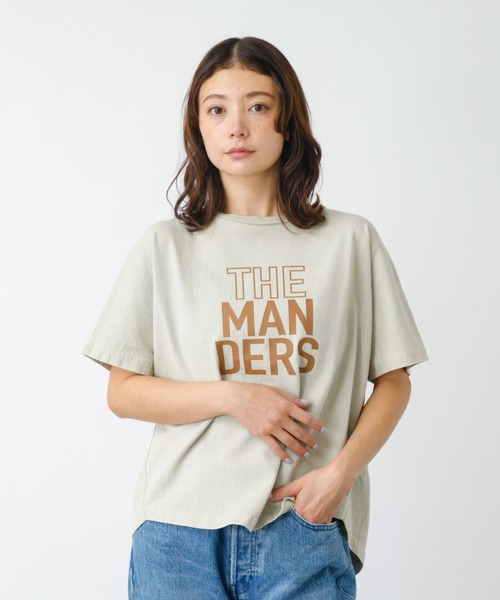「MICA&DEAL」 半袖Tシャツ フリー チャコールグレー レディース_画像2