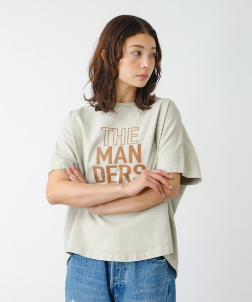 「MICA&DEAL」 半袖Tシャツ フリー チャコールグレー レディース_画像6