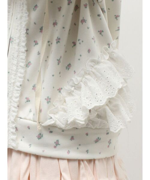 merry jenny（メリージェニー） パーカー frill lace puff hoodie