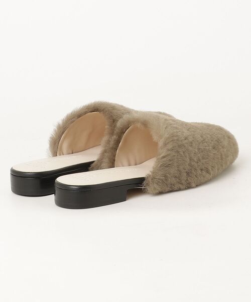 「BEAUTIFUL SHOES」 フラットサンダル 24cm ベージュ レディース_画像2
