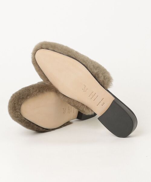 「BEAUTIFUL SHOES」 フラットサンダル 24cm ベージュ レディース_画像3