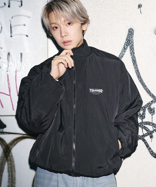 【新品未使用】サイズ5 メンズ リバーシブルブルゾン ラッセルノ 1977 THRASHER（スラッシャー） ブルゾン アウター 「THRASHER/スラッシャー