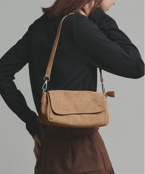 ad thie（アドティエ） ショルダーバッグ バッグ 2WAYスエード ミニ