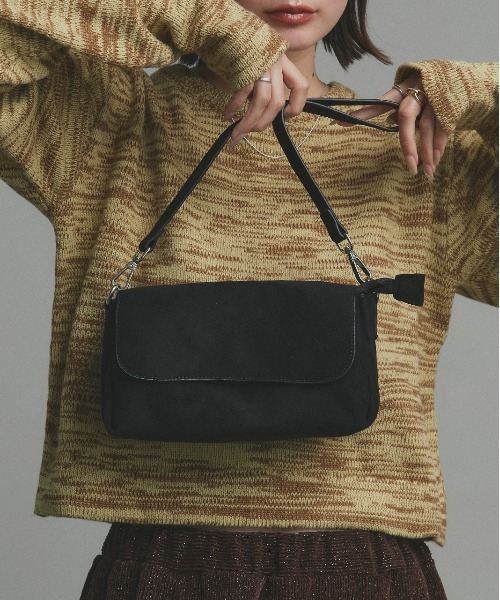 ad thie（アドティエ） ショルダーバッグ バッグ 2WAYスエード ミニ