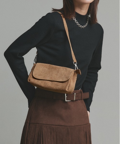 ad thie（アドティエ） ショルダーバッグ バッグ 2WAYスエード ミニ