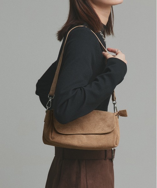 ad thie（アドティエ） ショルダーバッグ バッグ 2WAYスエード ミニ