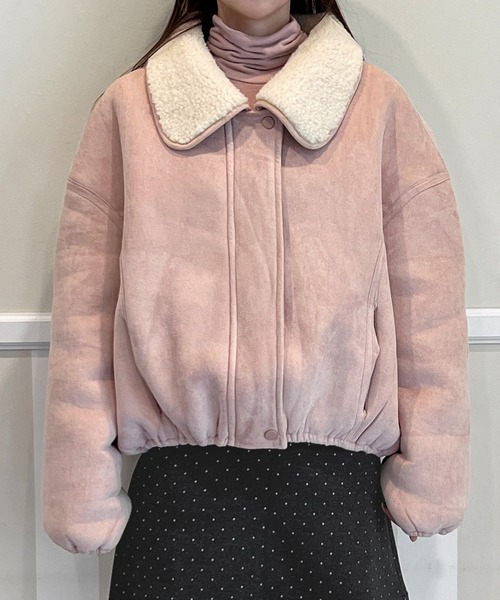 SETiA リバーシブル　エコムートン　ジャケット　ボアコート　2way セチア SETiA リバーシブル エコムートン ジャケット ボアコート 2way セチア