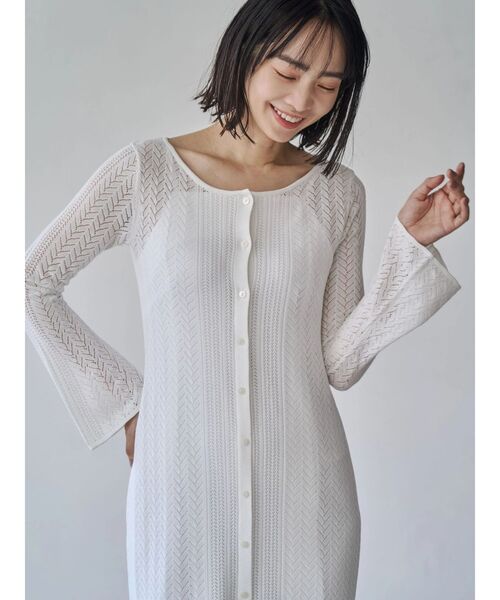 TONAL（トーナル） ワンピース 透かし編みニットワンピース : ZOZOTOWN