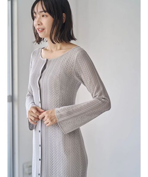 TONAL（トーナル） ワンピース 透かし編みニットワンピース : ZOZOTOWN