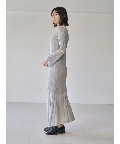TONAL（トーナル） ワンピース 透かし編みニットワンピース : ZOZOTOWN