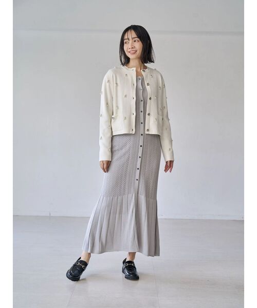 TONAL（トーナル） ワンピース 透かし編みニットワンピース : ZOZOTOWN