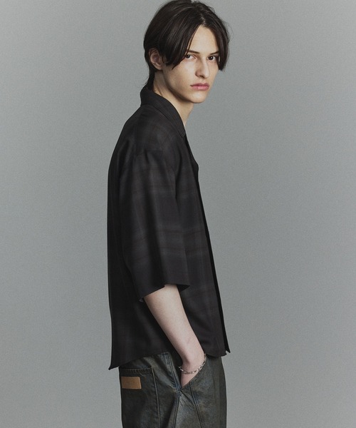 PUBLIC TOKYO パブリックトウキョウ シャツ メンズ 25SS 半袖 PUBLIC TOKYO（パブリックトウキョウ） 半袖シャツ 1 ブルー メンズ