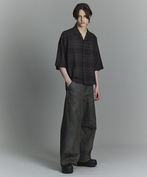 PUBLIC TOKYO パブリックトウキョウ シャツ メンズ 25SS 半袖 PUBLIC TOKYO（パブリックトウキョウ） 半袖シャツ 1 ブルー メンズ