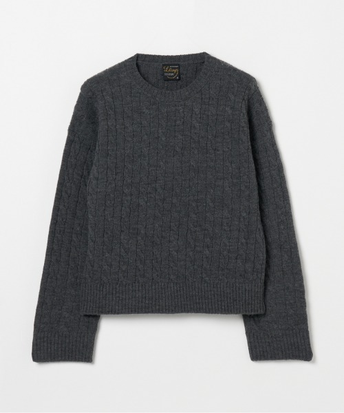 Letroyes（ルトロワ） ニット セーター CABLE CREW NECK KNIT