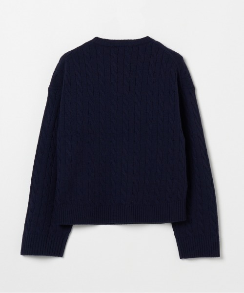 Letroyes（ルトロワ） ニット セーター CABLE CREW NECK KNIT