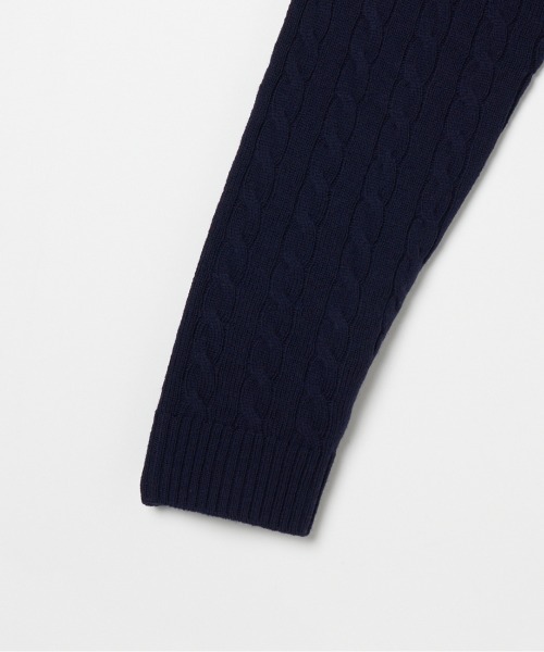Letroyes（ルトロワ） ニット セーター CABLE CREW NECK KNIT