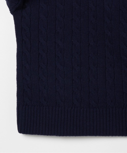 Letroyes（ルトロワ） ニット セーター CABLE CREW NECK KNIT