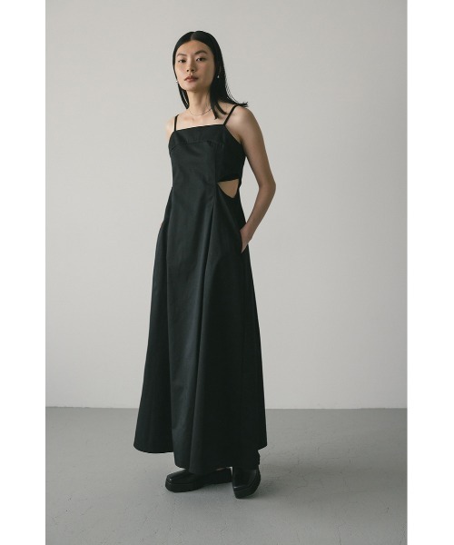 「STYLEMIXER」 キャミソールワンピース SMALL ブラック レディース_画像2