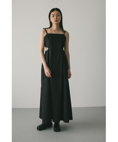 「STYLEMIXER」 キャミソールワンピース SMALL ブラック レディース_画像3