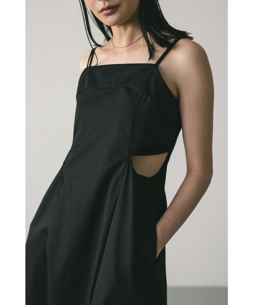 「STYLEMIXER」 キャミソールワンピース SMALL ブラック レディース_画像5