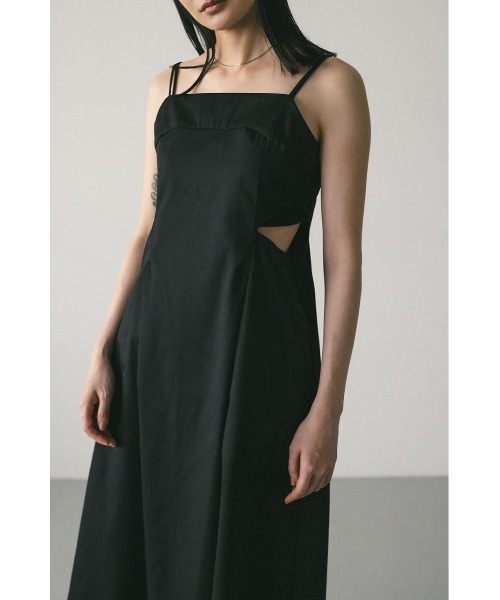 「STYLEMIXER」 キャミソールワンピース SMALL ブラック レディース_画像6