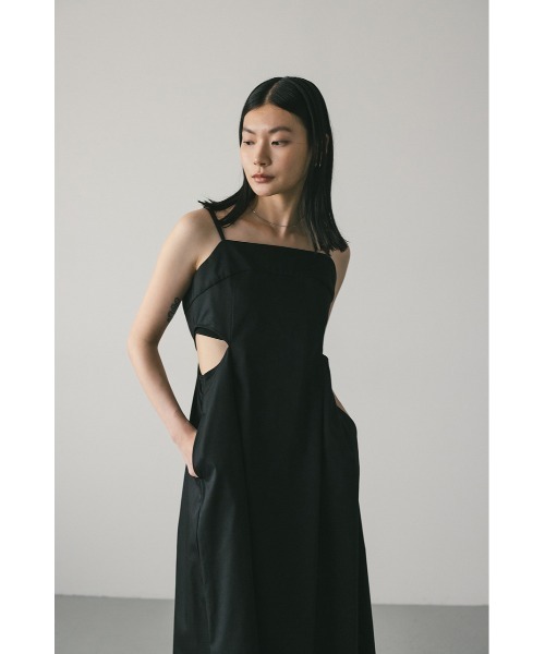 「STYLEMIXER」 キャミソールワンピース SMALL ブラック レディース_画像7