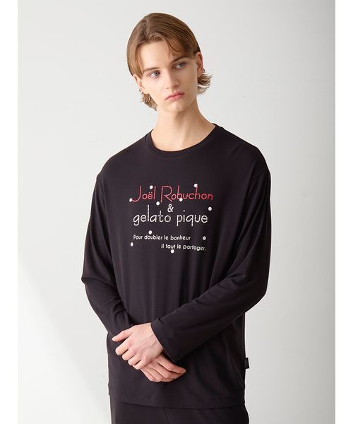 【JOEL ROBUCHON】ワンポイントロンT &ロングパンツ　2点セット gelato pique｜【JOEL ROBUCHON】【HOMME】ワンポイントロンT