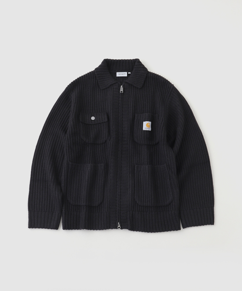Carhartt WIPブラック ノーカラージャケット M Carhartt WIPブラック ノーカラージャケット M 2025年最新】Carhartt