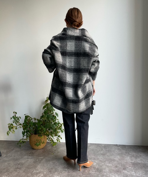 「DouDou」 デニムパンツ 36 グレー レディース_画像5