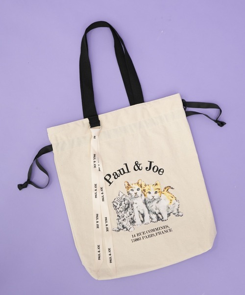 「PAUL & JOE ACCESSOIRES」 トートバッグ FREE アイボリー レディース_画像6