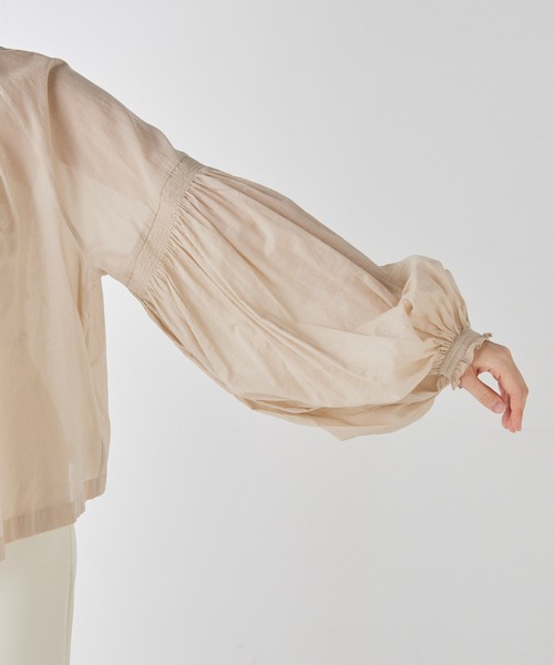 「Whim Gazette」 長袖ブラウス FREE ベビーピンク レディース_画像8