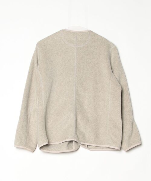 Danton（ダントン） ノーカラージャケット 36 ベージュ レディース