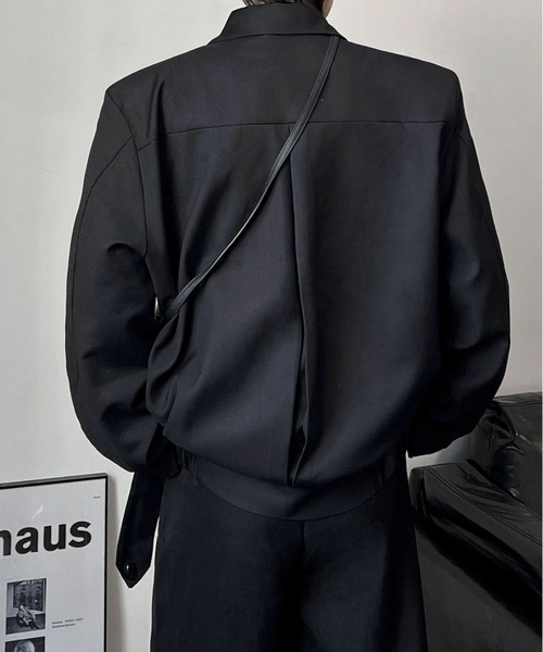 「link lot」 ブルゾン M ブラック メンズ_画像5