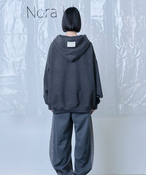 ワイドパンツ スラックス 「Nora Lily」Switching Wide Leg Barrel Pants メンズ レディース | Nora Lily | 19
