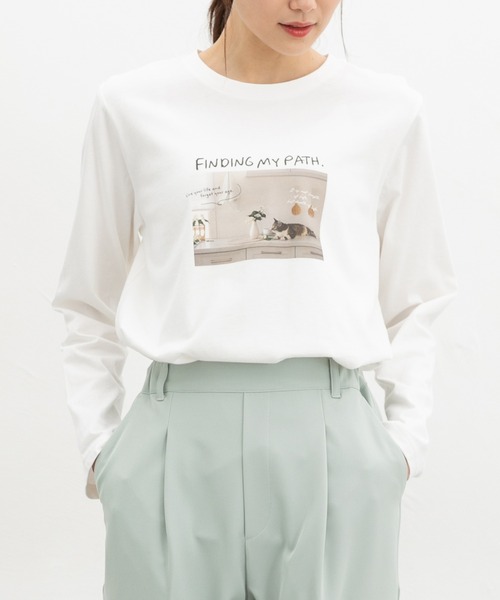 Honeys（ハニーズ） tシャツ フォトプリントTシャツ レディース