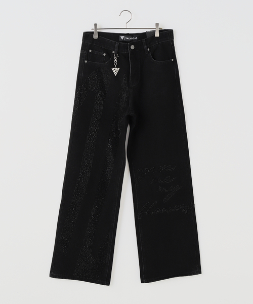 VALABASAS（ヴァラバサス） ジーンズ BLACK STRAIGHT メンズ