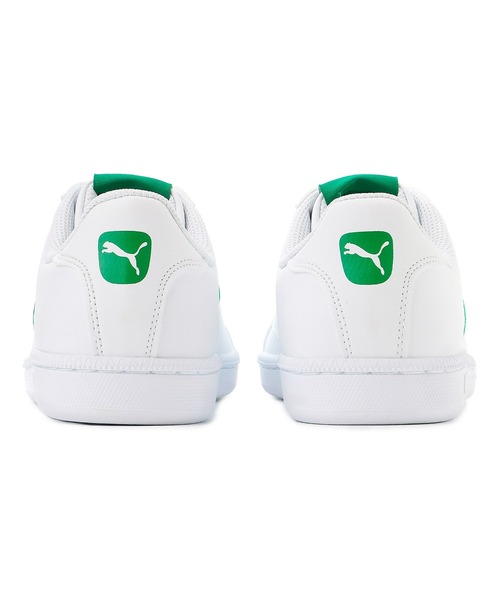 「PUMA」 ローカットスニーカー 25.5cm ホワイト×グリーン メンズ_画像5