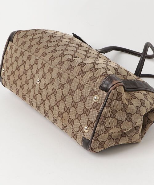 GUCCI（グッチ） GGキャンバス トートバッグ - ブラウン レディース